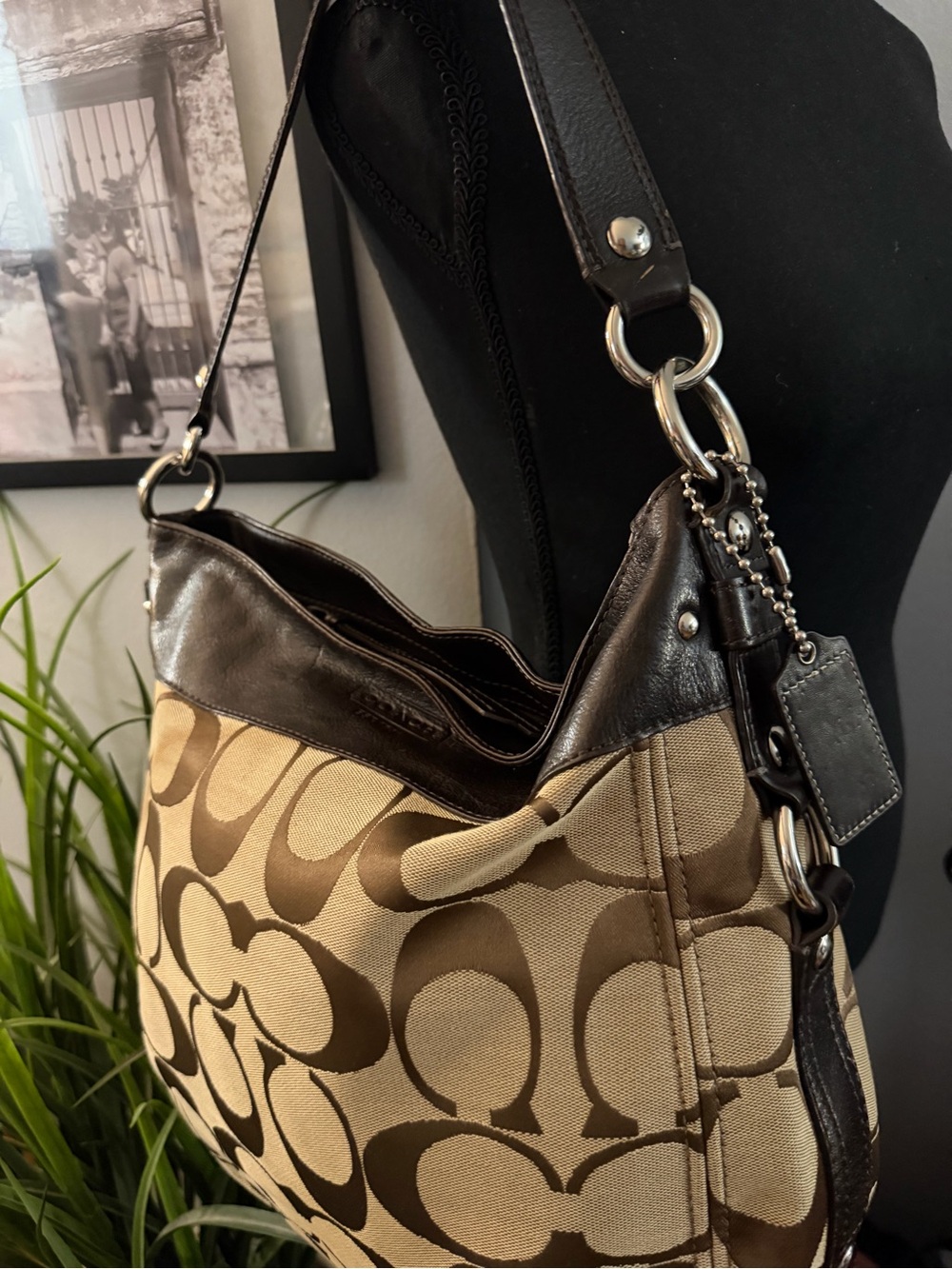 Coach Signature C Zoe Bag - Picture 12 of 16